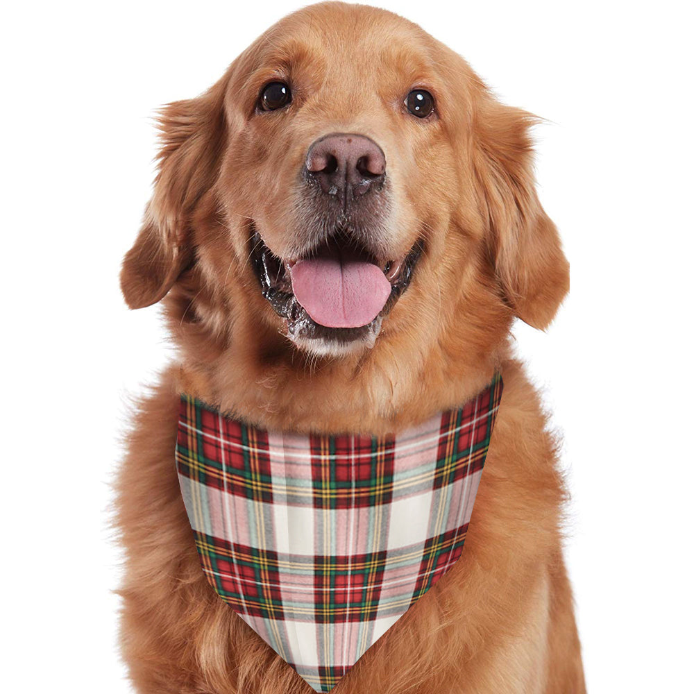 Mixed color plaid Matching Fmalily Pajamas Set (with Pet Dog Clothes)