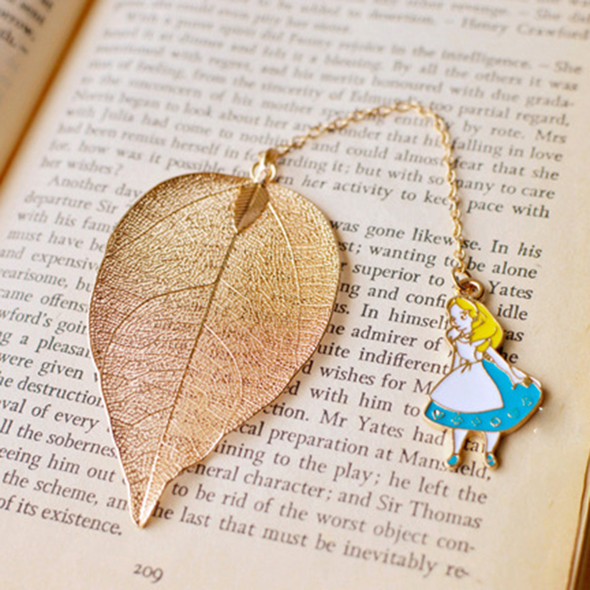 Personalized BookMark Metal Cartoon Memento