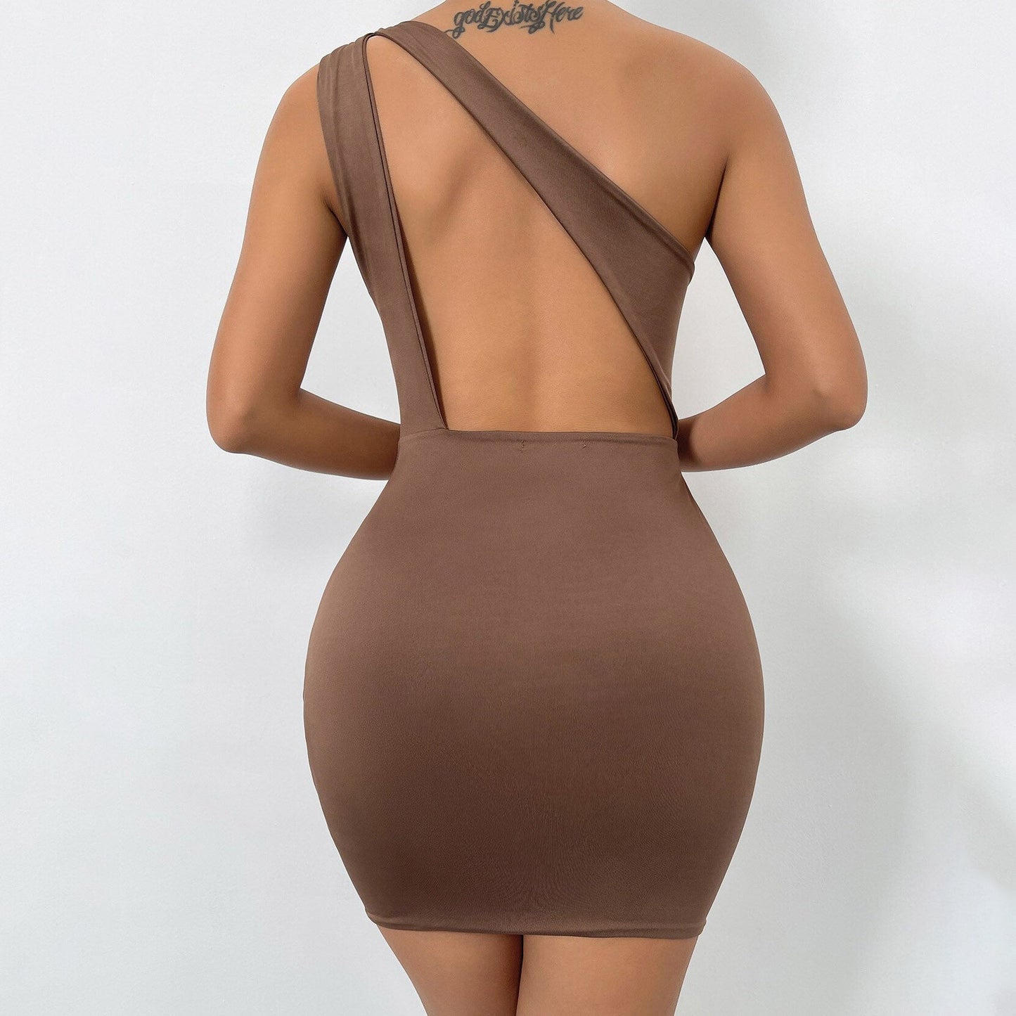 AMMAI BACKLESS CUT OUT MINI DRESS
