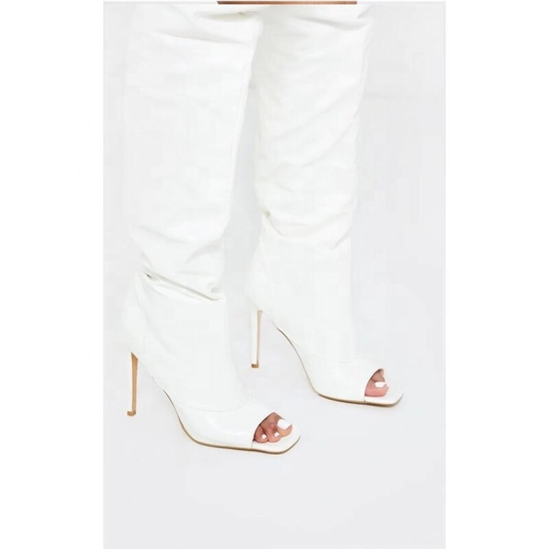 Side Zip Thin High Heel Boots