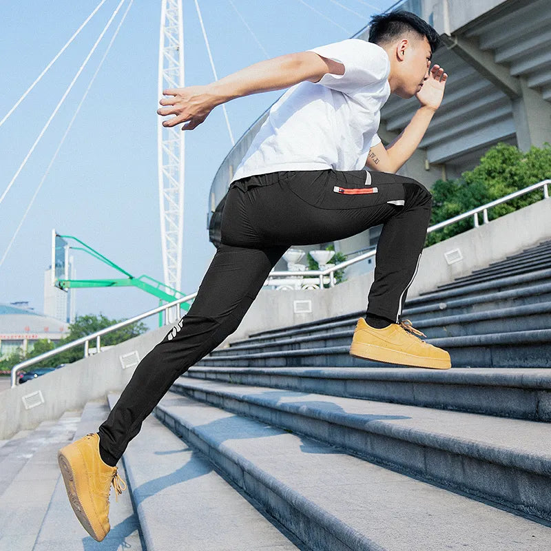 Men's Elite Performance: High Elasticity Light Reflective Sports Pants