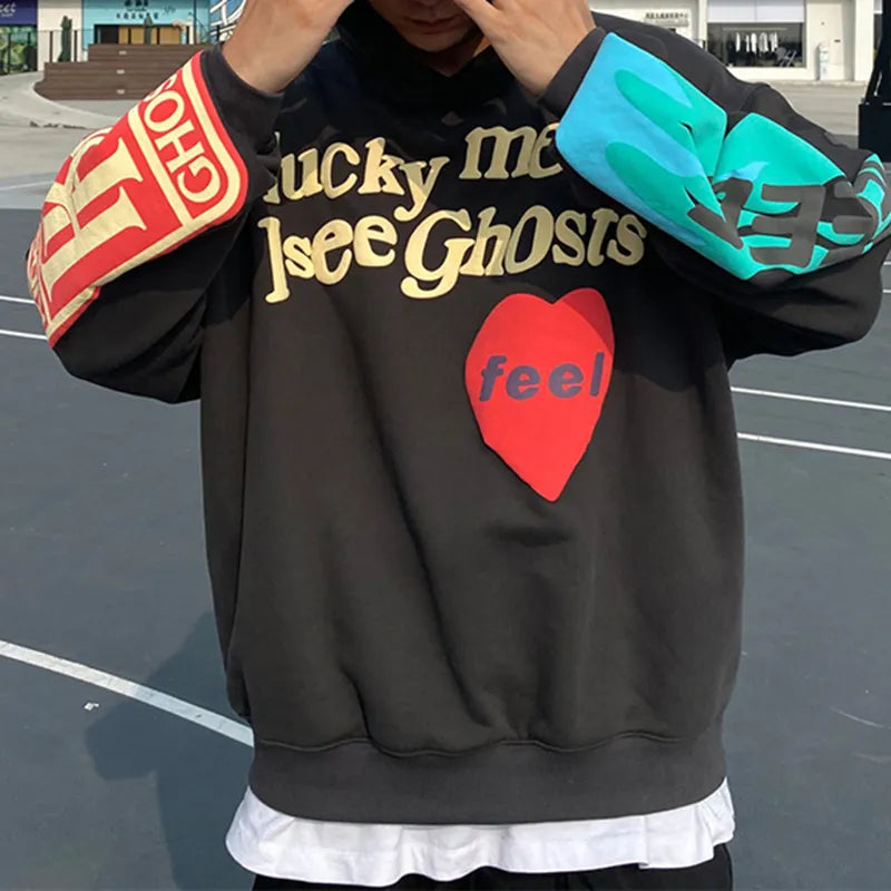 Lucky Me I See Ghosts Unisex Hooded Sweatshirt
