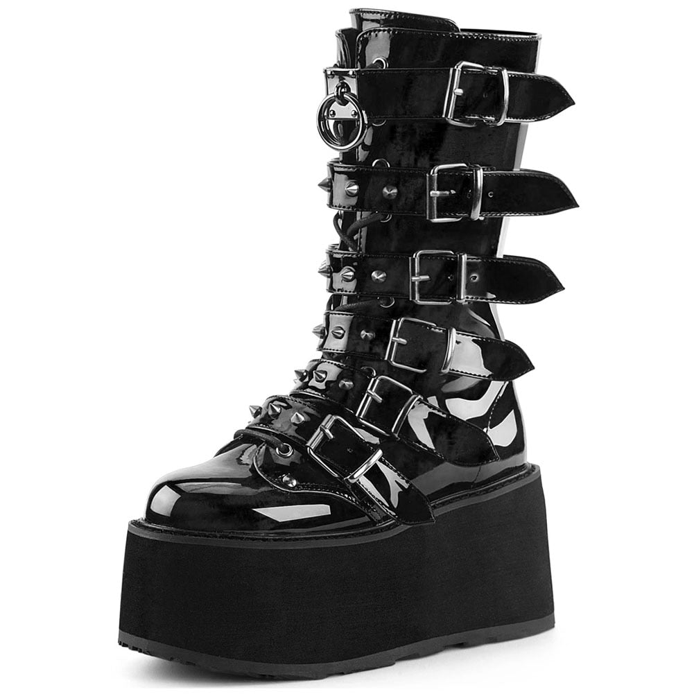 Gothic Zipper Boots