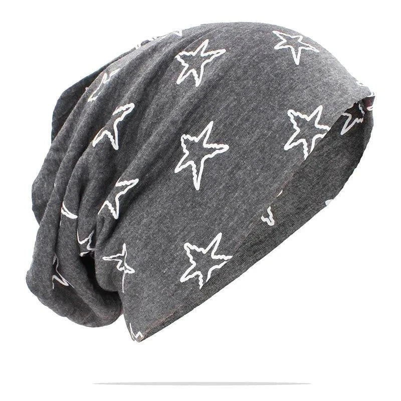 Autumn Winter Unisex Print Beanie