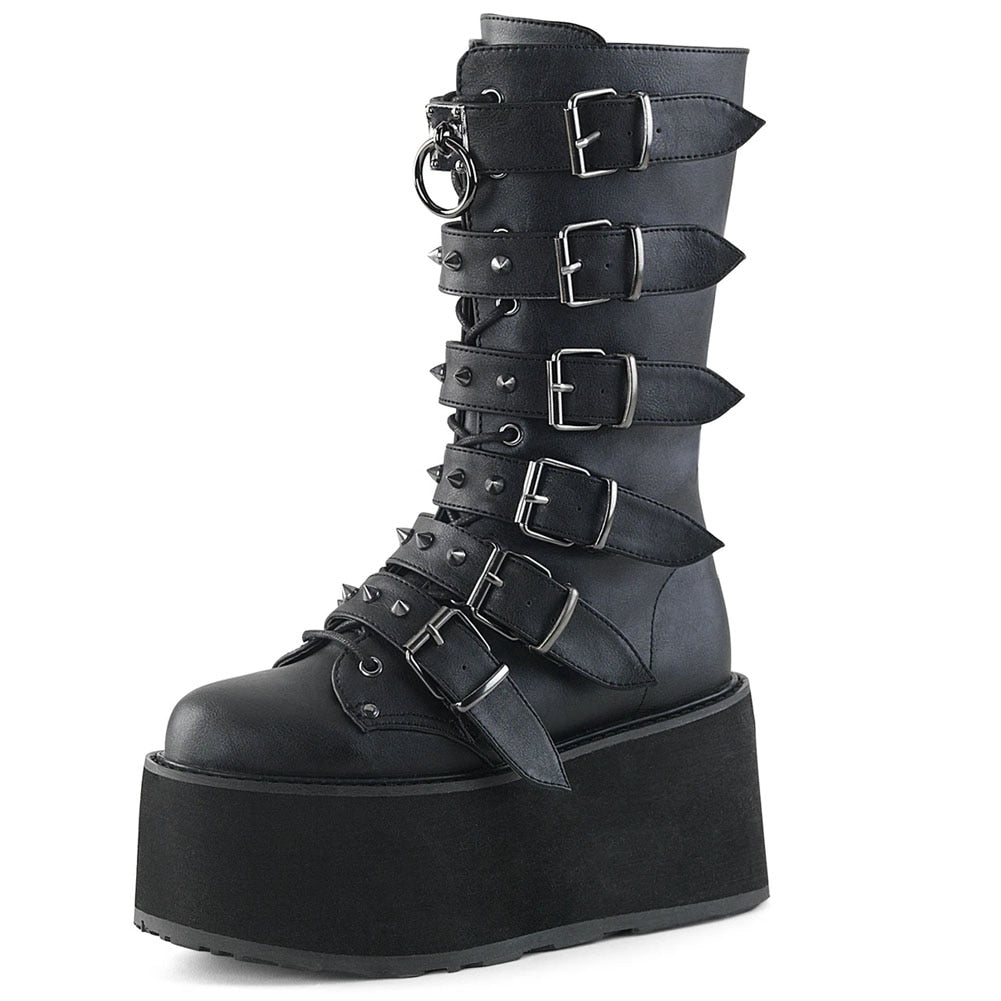 Gothic Zipper Boots
