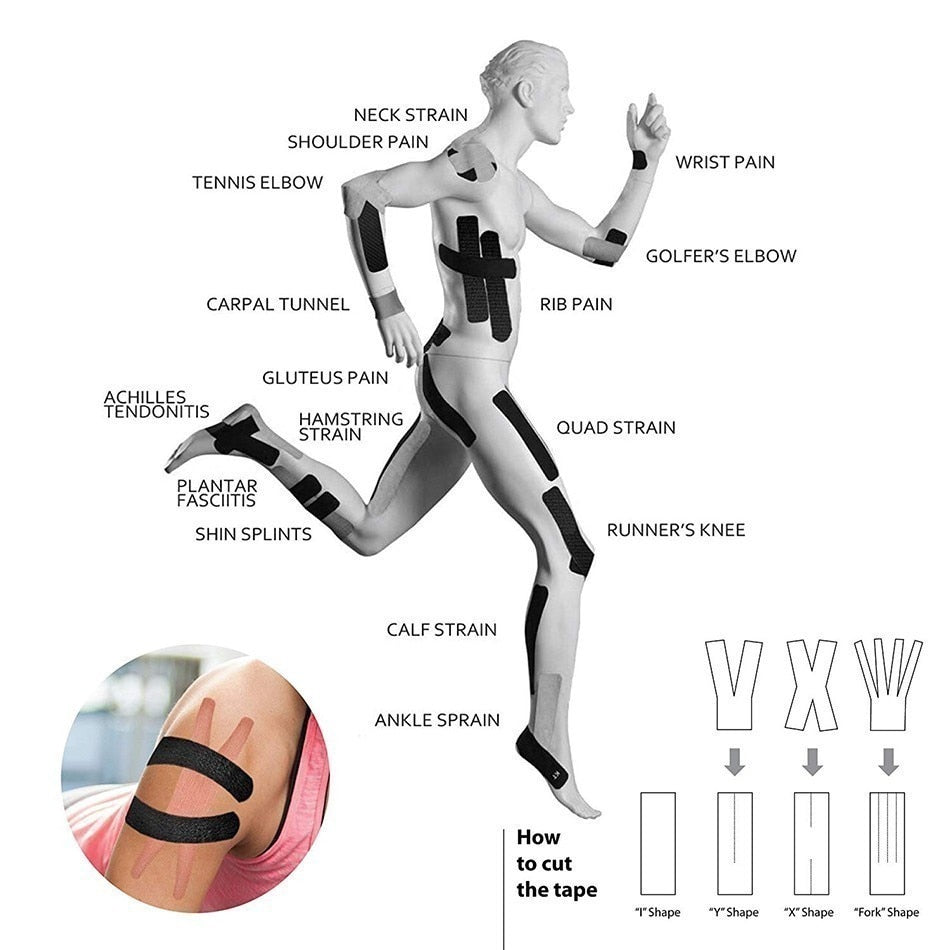 Kinesiology Athletic Stretch Tape