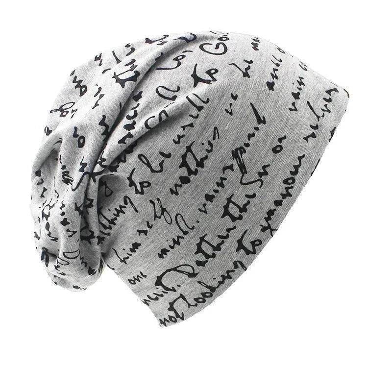 Autumn Winter Unisex Print Beanie