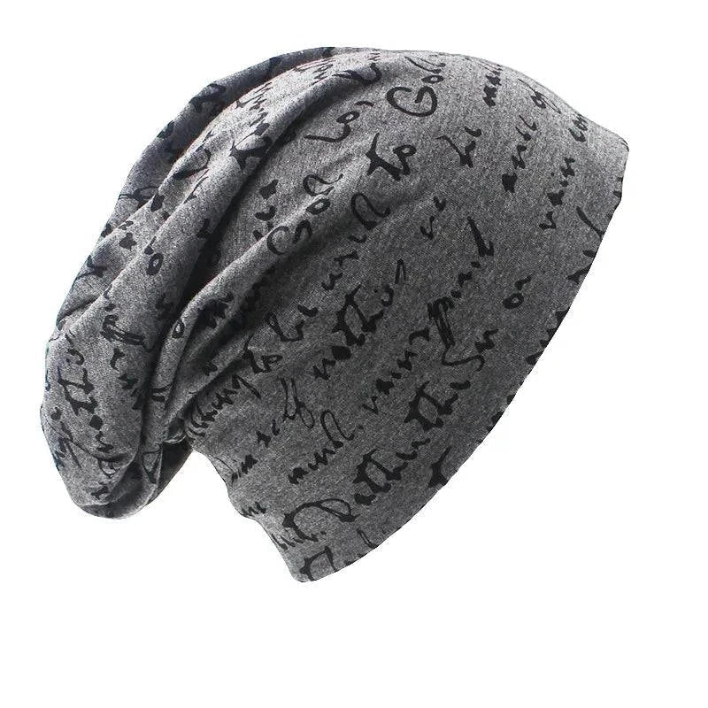 Autumn Winter Unisex Print Beanie
