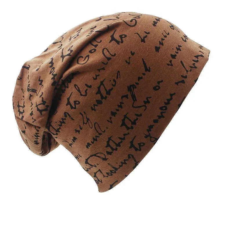 Autumn Winter Unisex Print Beanie