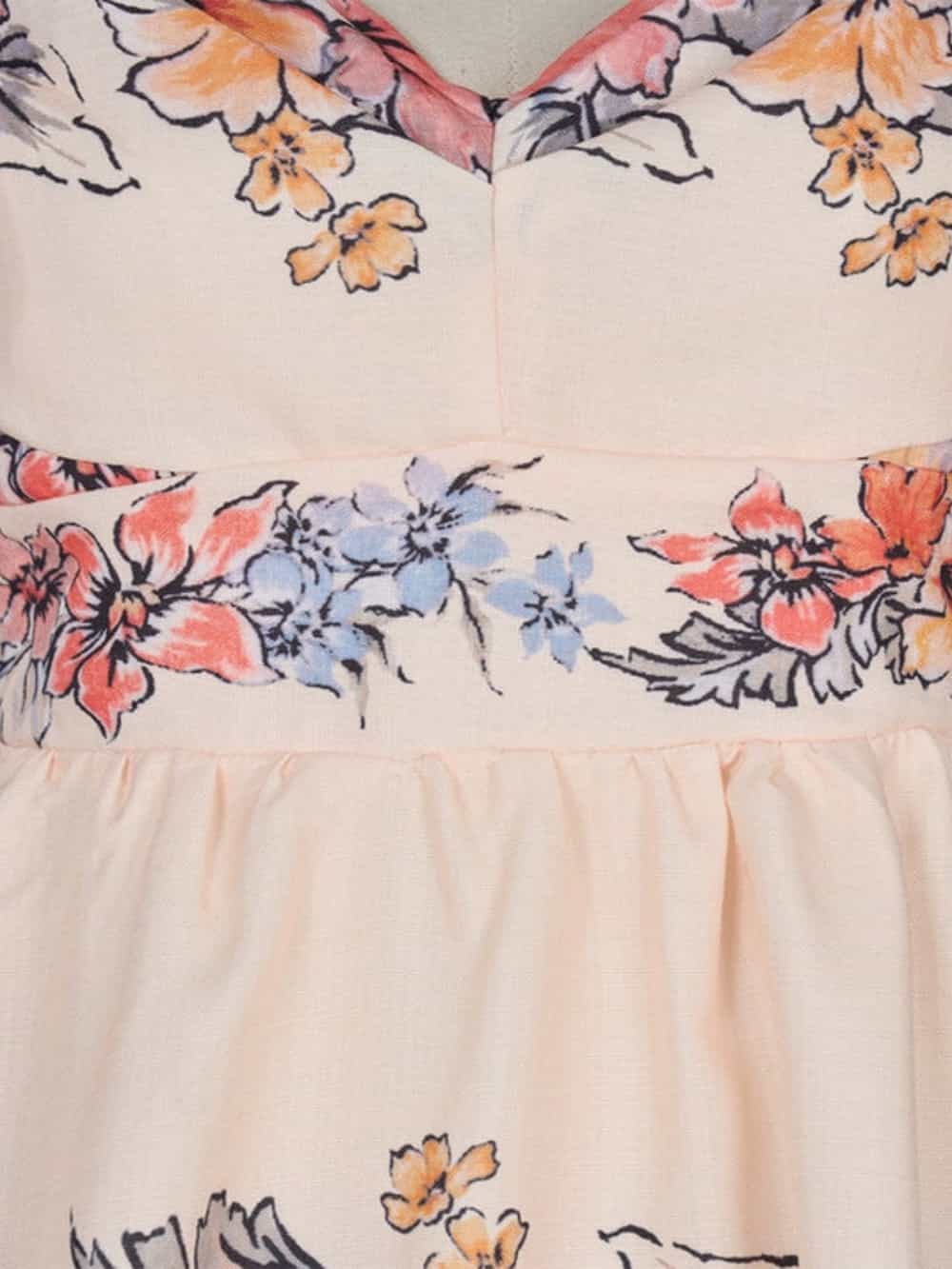 Nautical Map Print Vacation Midi Dress