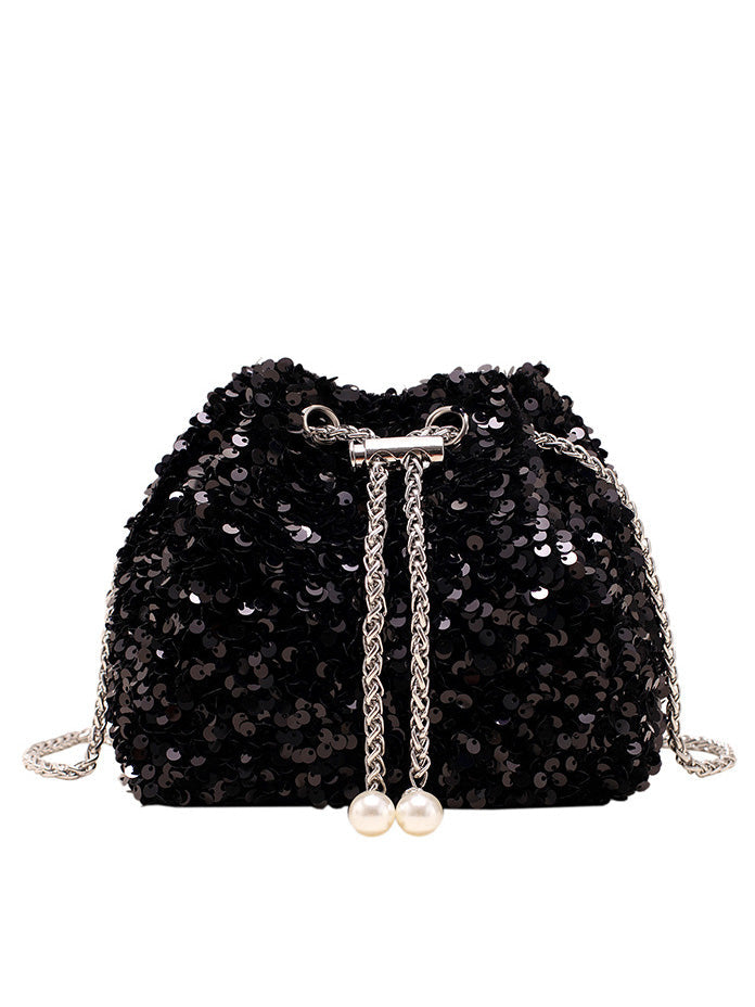 Fashionable And Personalized Sequined Evening Bag