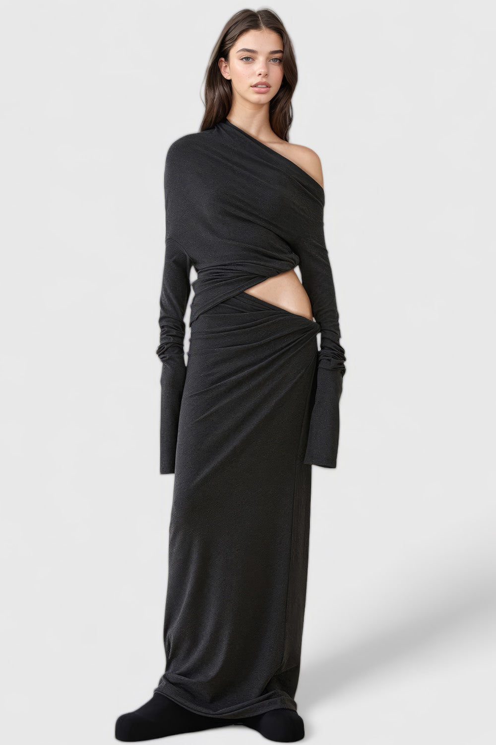 Elastic 2-Piece Set - Dark Grey