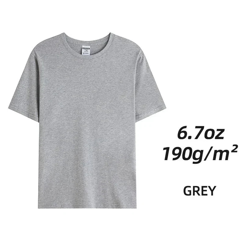 Unisex Combed Cotton Solid Uniform T-Shirts