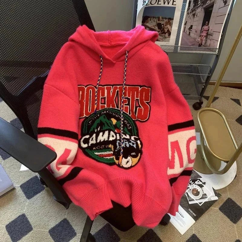 Rockets Camping Thin Hooded Sweatshirt