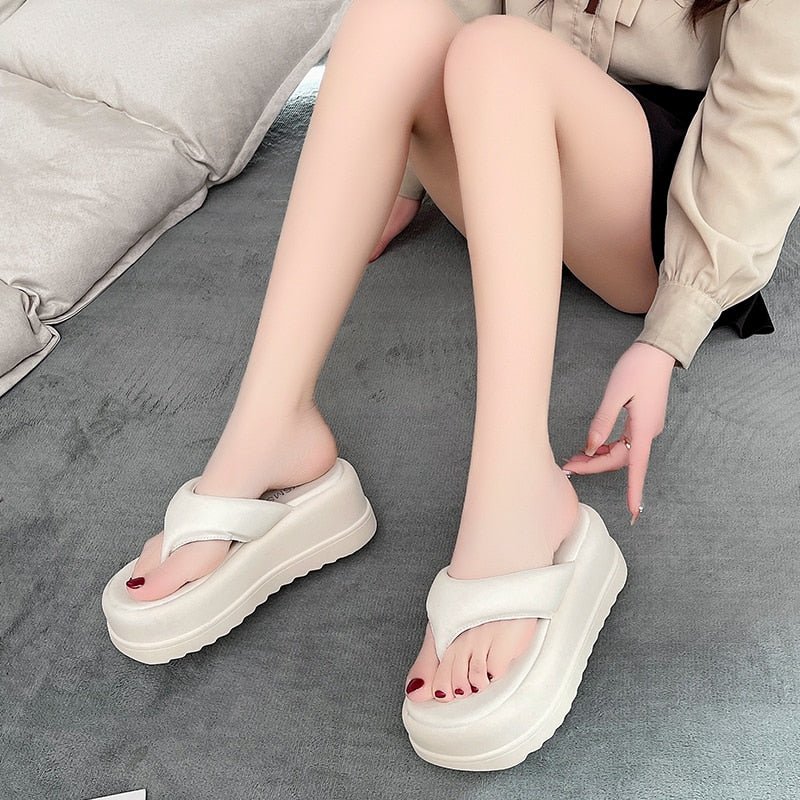 Summer Chunky Flip Flops for Women
