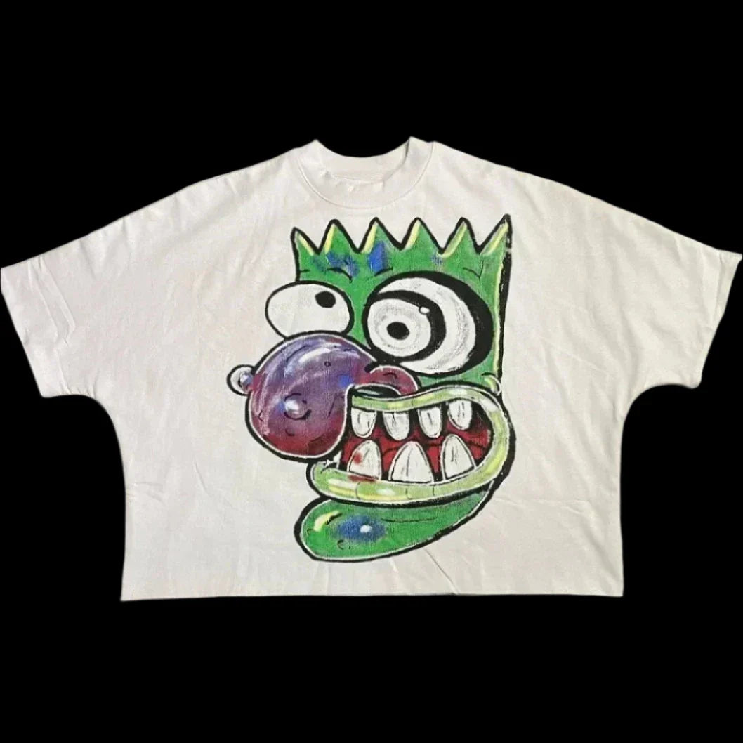 Oversized Graphic T Shirts - Eustace Mask