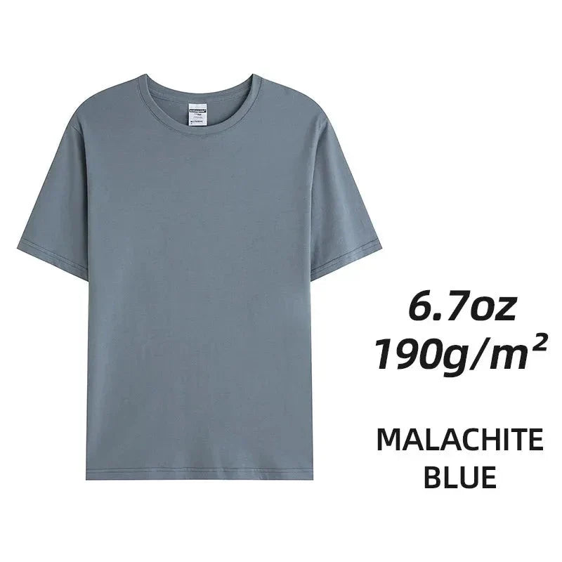 Unisex Combed Cotton Solid Uniform T-Shirts