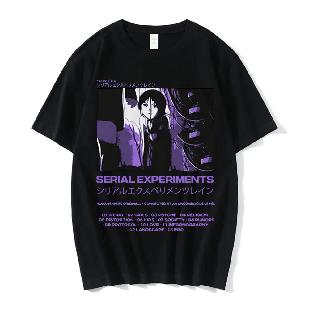 Serial Experiments Lain Tee: Unisex Sci-Fi Manga