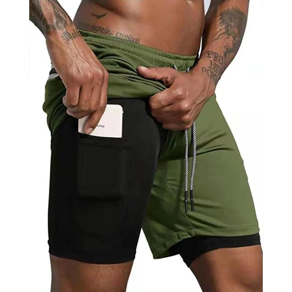 Men's 2-in-1 Double-Deck Sport Shorts