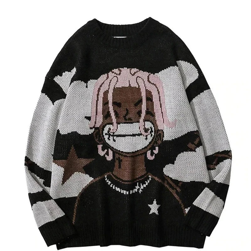 Knit Sweater for Men - Hip Hop Rap Trend