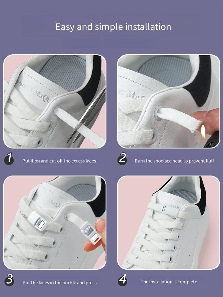 Elegant Magnetic Lock Shoelaces