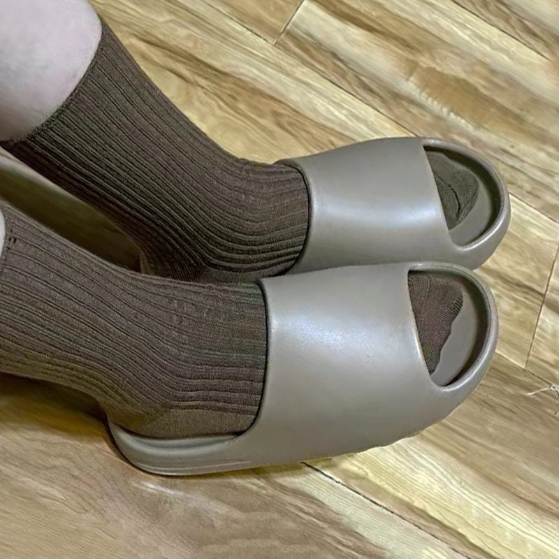 Full Color Thick Platform Modern Unisex Beach Slides