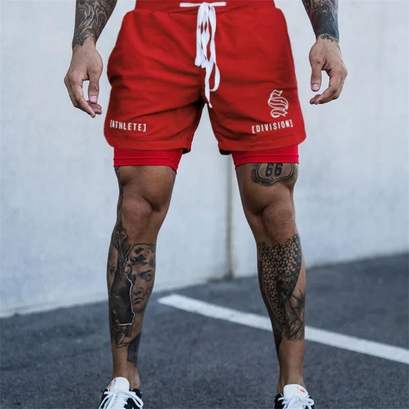 2-in-1 Quick Dry Shorts - Double-Deck for Men