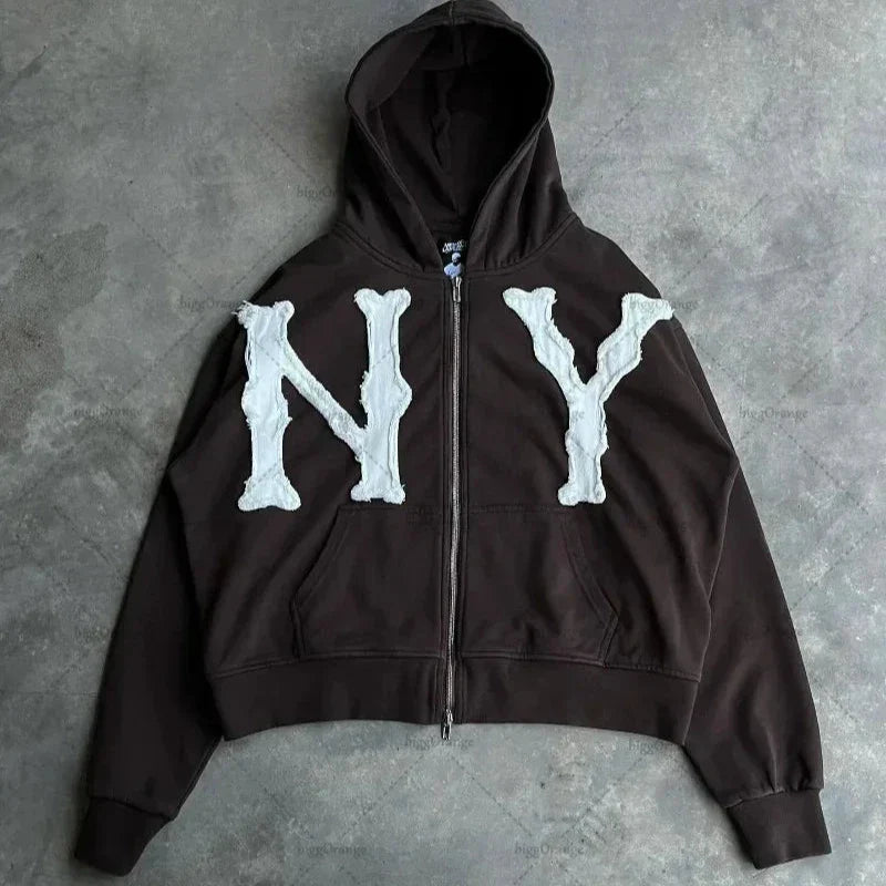 Rich Soon Hoodie - Retro Zipper Unisex Sweatshirt