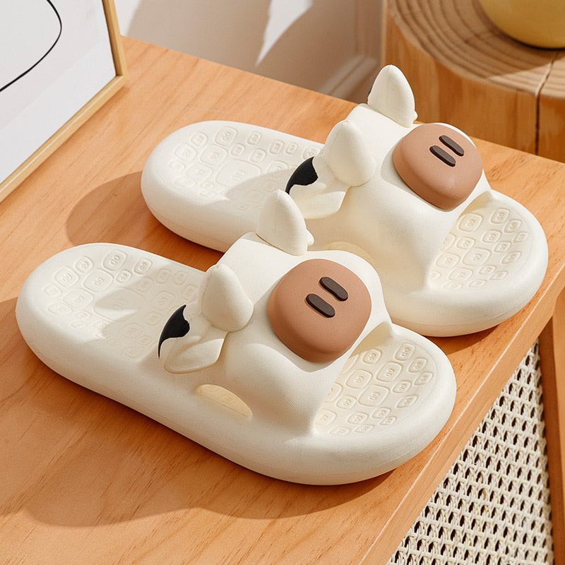 Dog Slippers - Pig - Cow - Summer Fun Unisex Slides