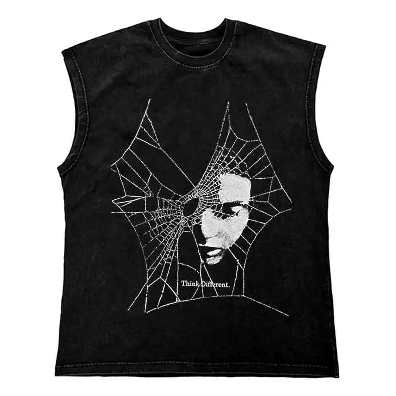 Gangsta T Shirt - Washed Tank Top for Men