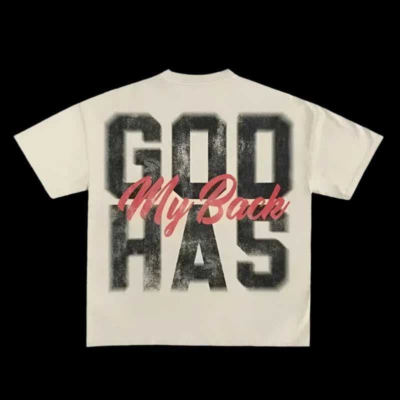 Graphic Tee | God Has My Back Print