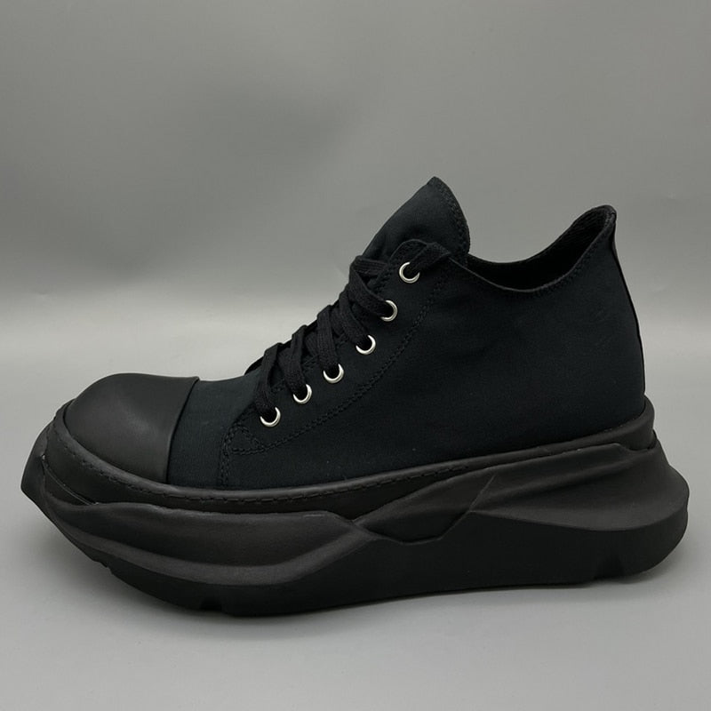 Black Sneakers - Men's High top Canvas