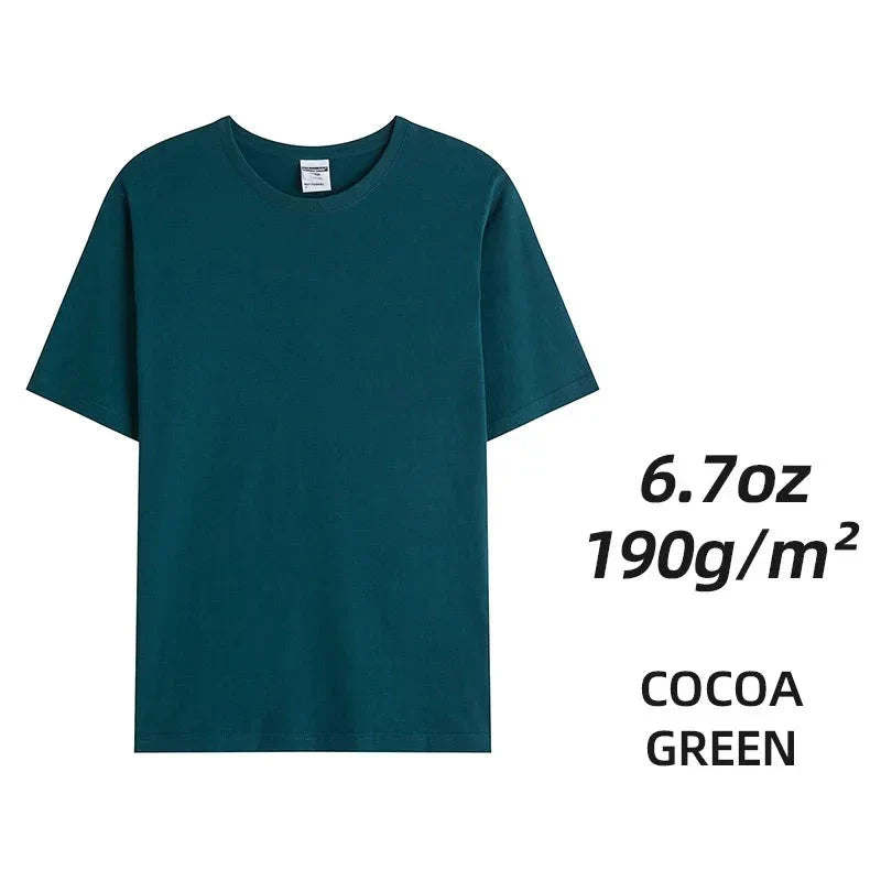 Unisex Combed Cotton Solid Uniform T-Shirts