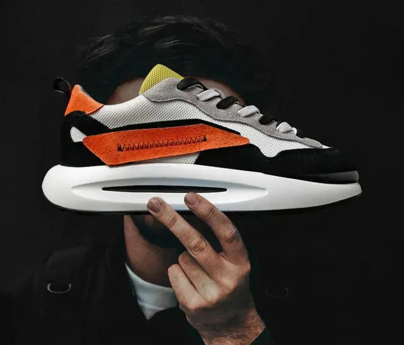 Chunky Sneakers: Non-Slip Vulcanized Footwear for Men