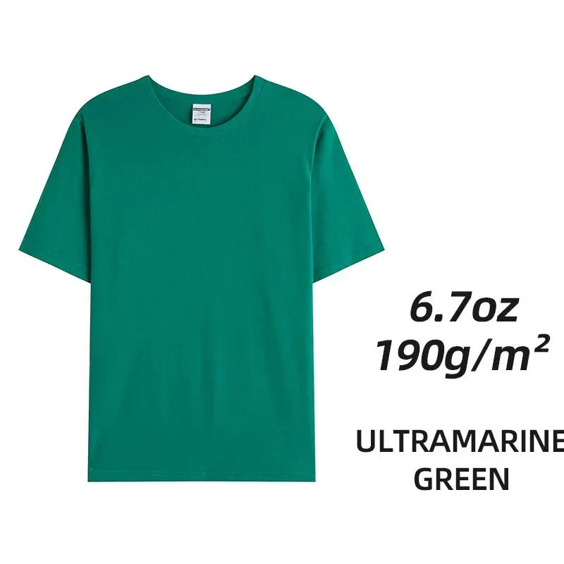 Unisex Combed Cotton Solid Uniform T-Shirts