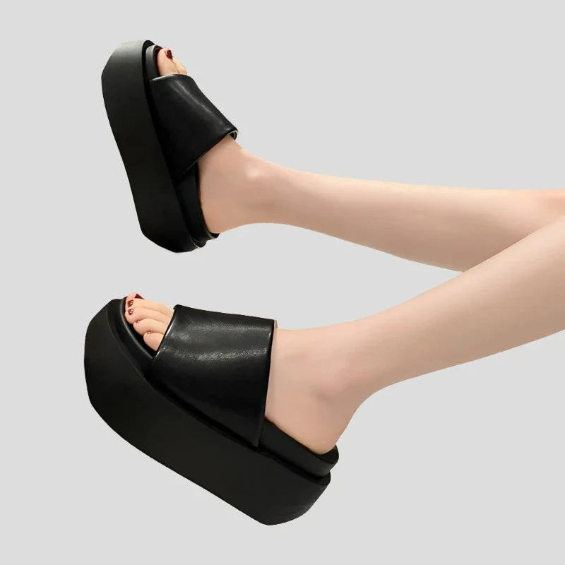 Luxury Platform Wedge Sandals for Women