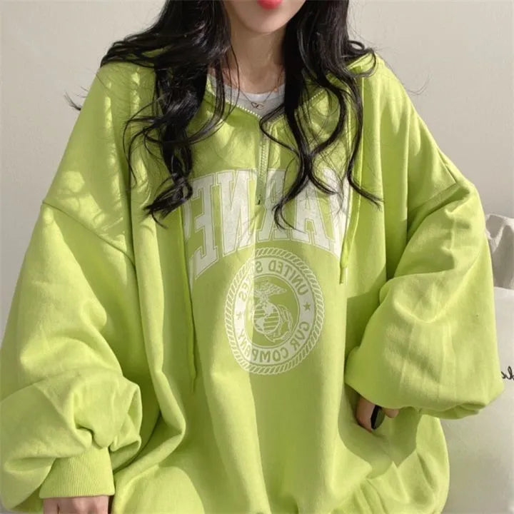 Thin Pullover Marines Hoodie for Women