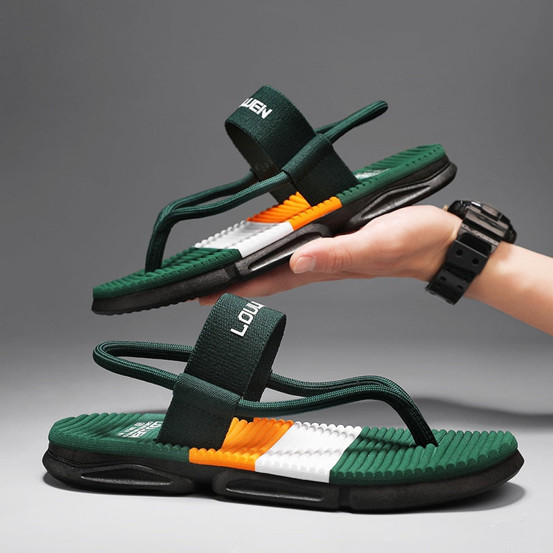 Men's Indoor Outdoor Luxury Flip Flops