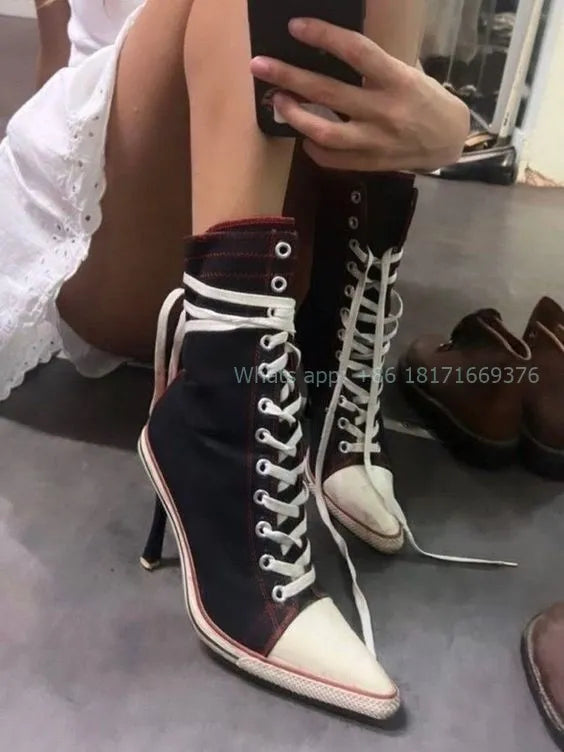 Converse Inspired Boots