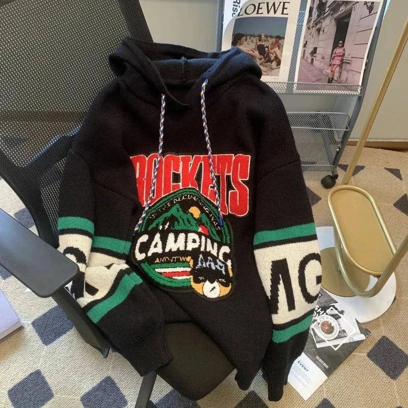 Rockets Camping Thin Hooded Sweatshirt