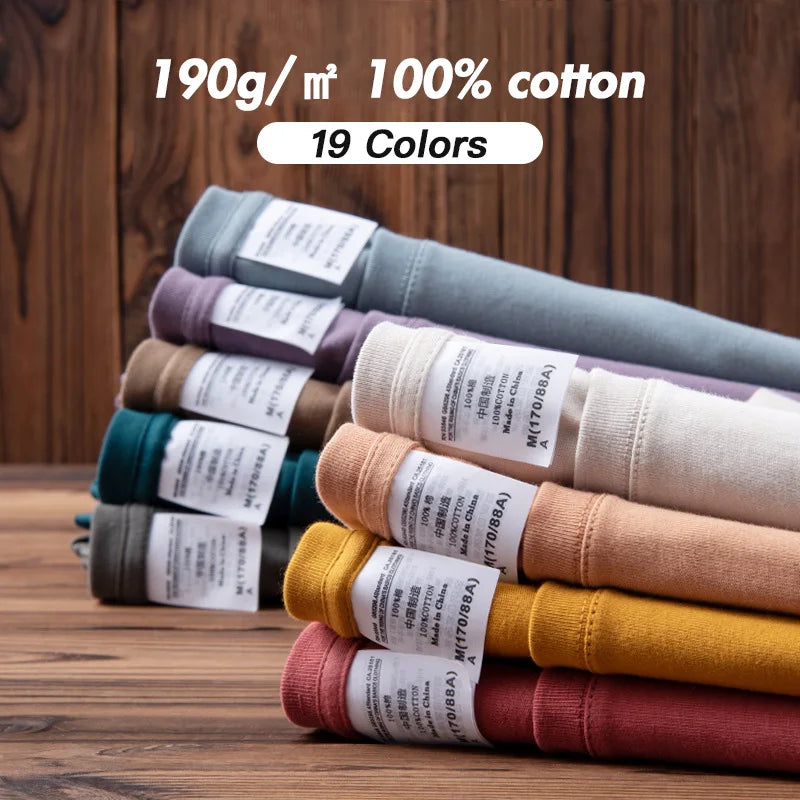 Unisex Combed Cotton Solid Uniform T-Shirts