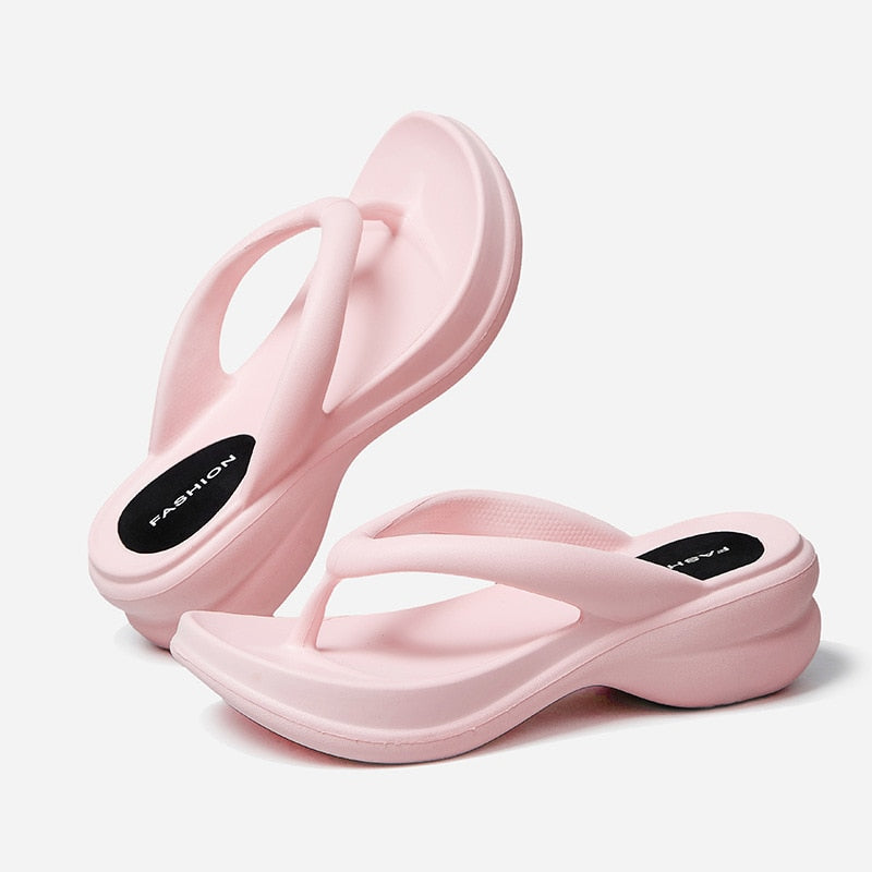 Thick Bottom Summer Flip Flops for Women