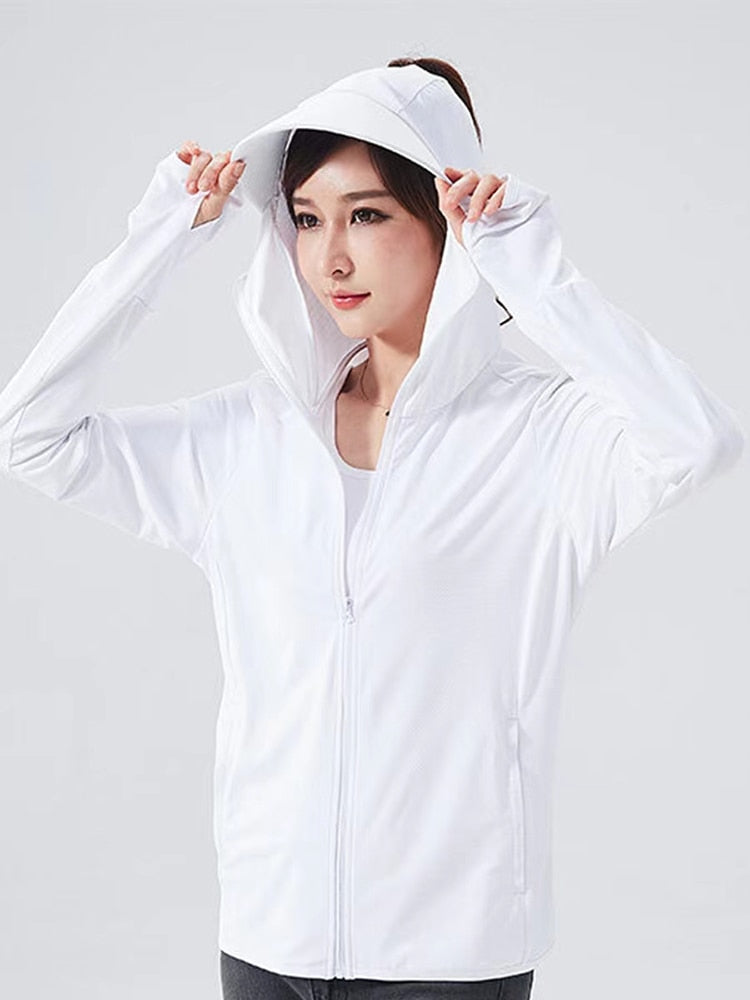 Unisex Summer UPF 50+ UV Sun Hoodies
