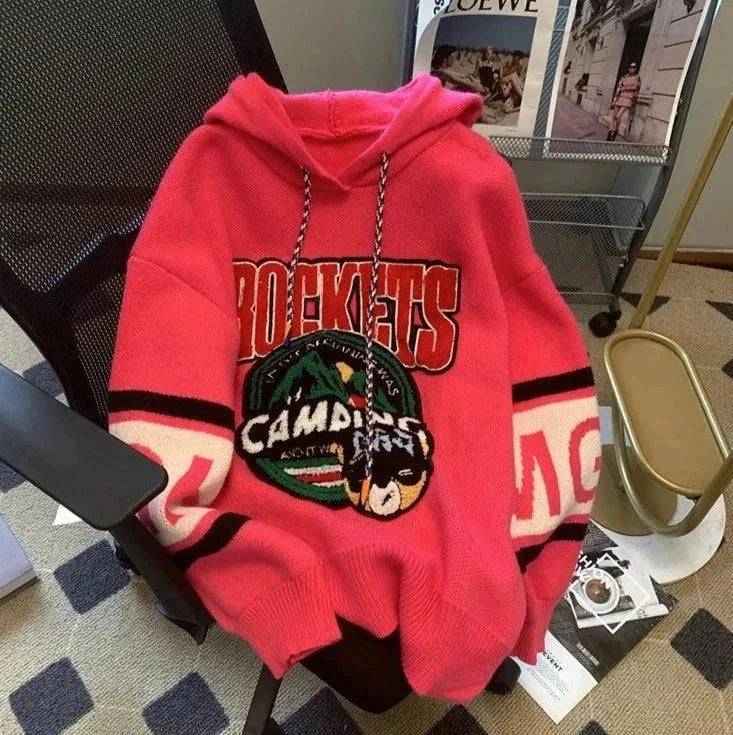 Rockets Camping Thin Hooded Sweatshirt