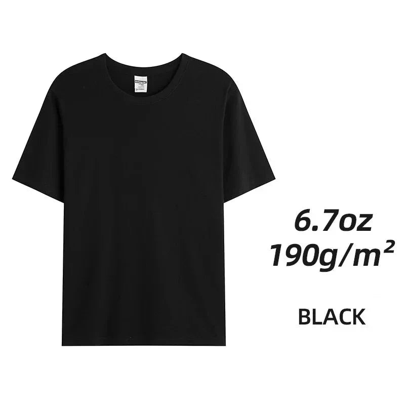 Unisex Combed Cotton Solid Uniform T-Shirts