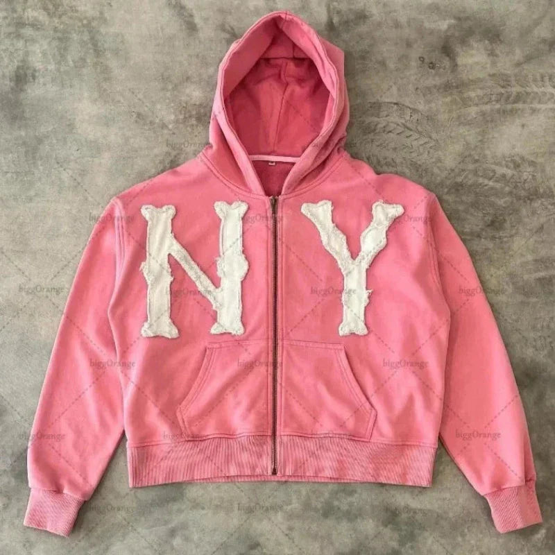 Rich Soon Hoodie - Retro Zipper Unisex Sweatshirt