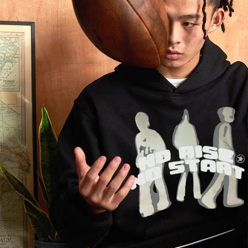 Cotton Oversized Graphic Hoodies for Men