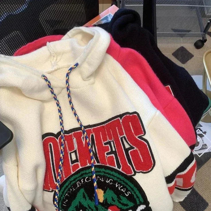 Rockets Camping Thin Hooded Sweatshirt