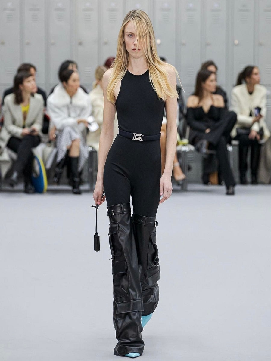 Cotton Patchwork Casual Boots
