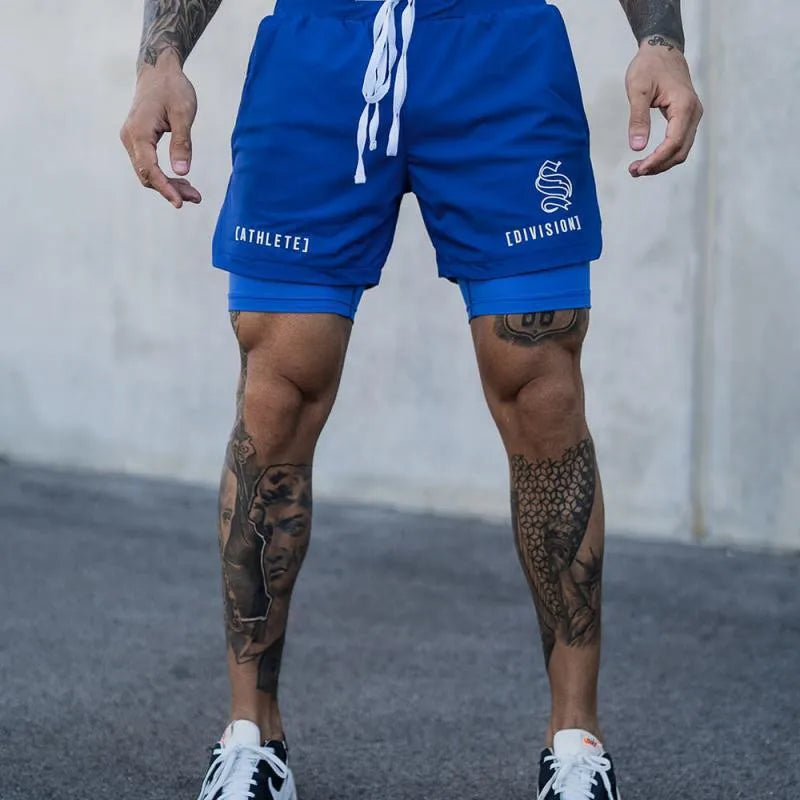 2-in-1 Quick Dry Shorts - Double-Deck for Men